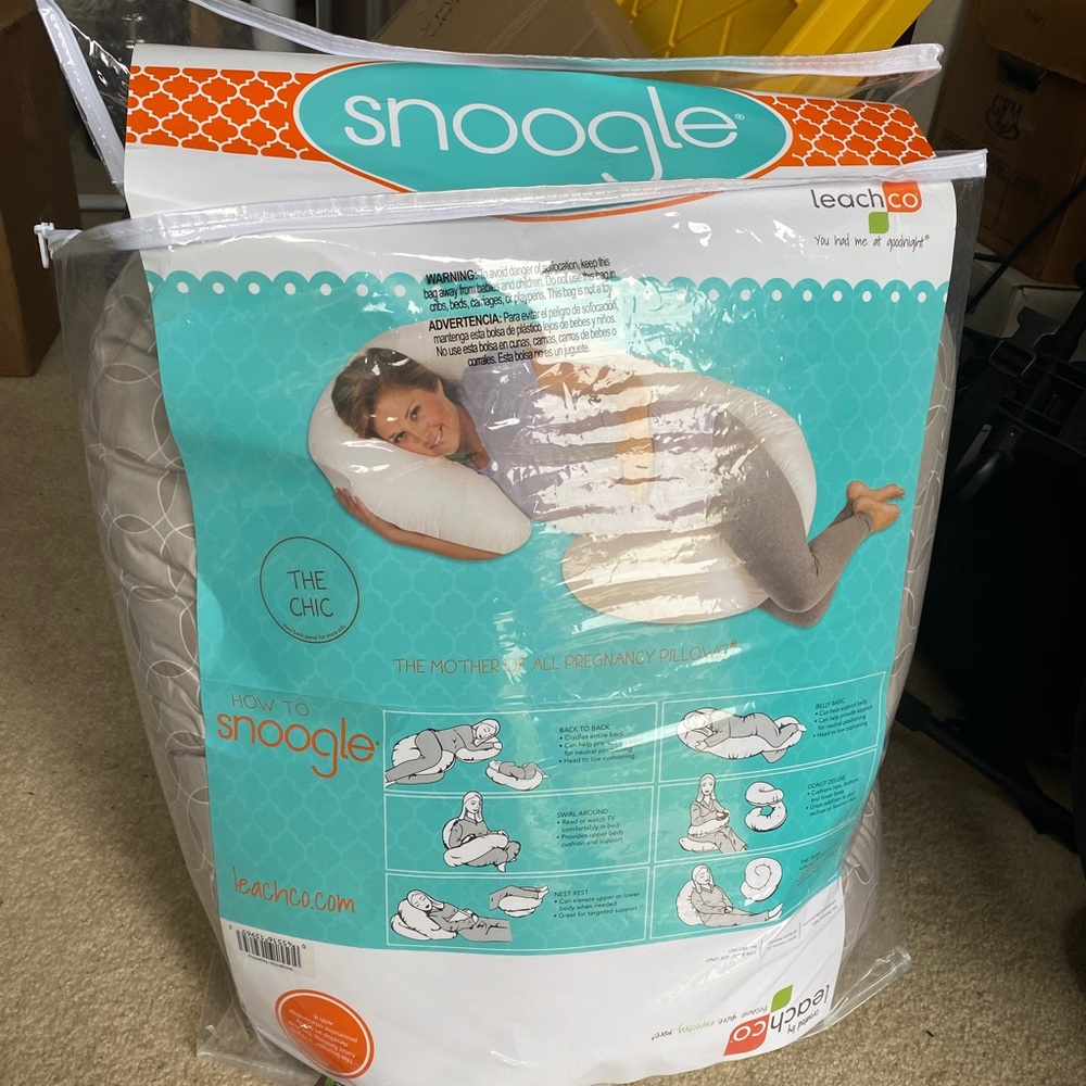 Snoogle Maternity Pillow - Picture 2 of 3